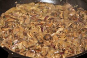 Vegetarische Weihnachten - Pilzragout